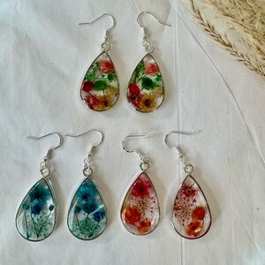 Bundle of 3 handmade earrings.